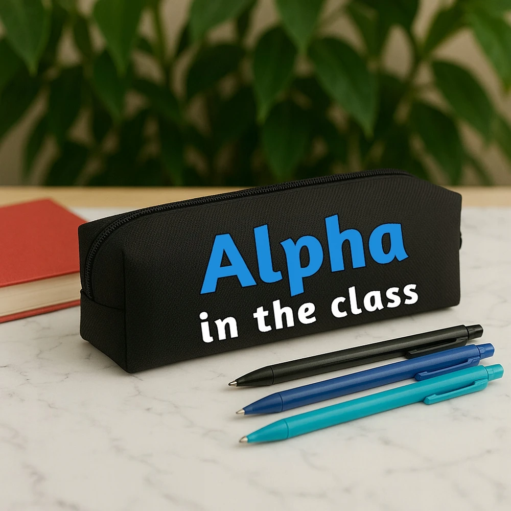 Funandstyle Talpykla "alpha in the Class" - talpi mokyklinė, juoda