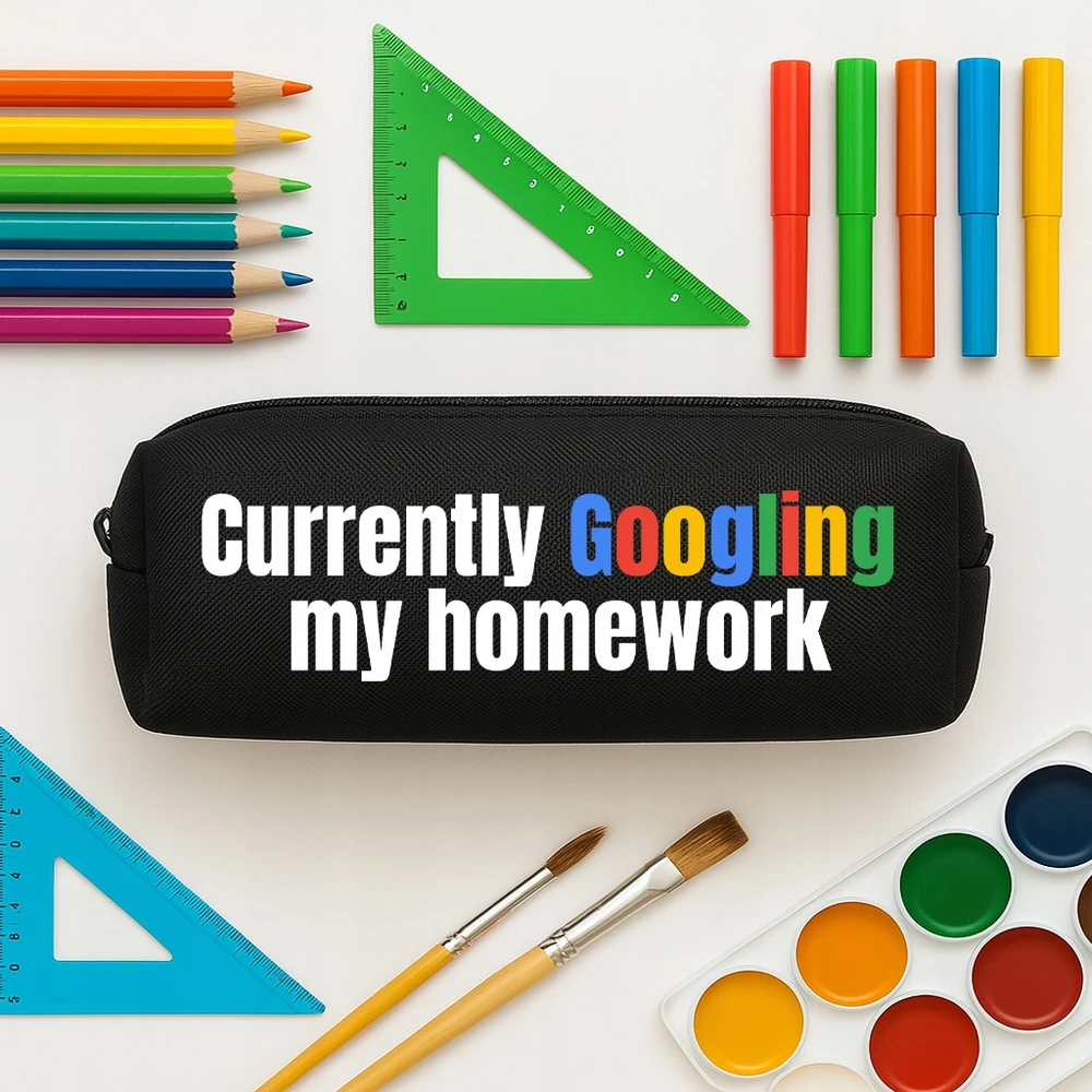 Funandstyle Talpyklė "googling My Homework" - mokyklai ir studijoms