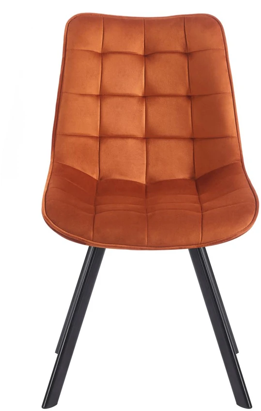 Furnitex Aksominė CYNAMON minkšta kėdė, pasukama 180°, juodos dygsniuotos kojos