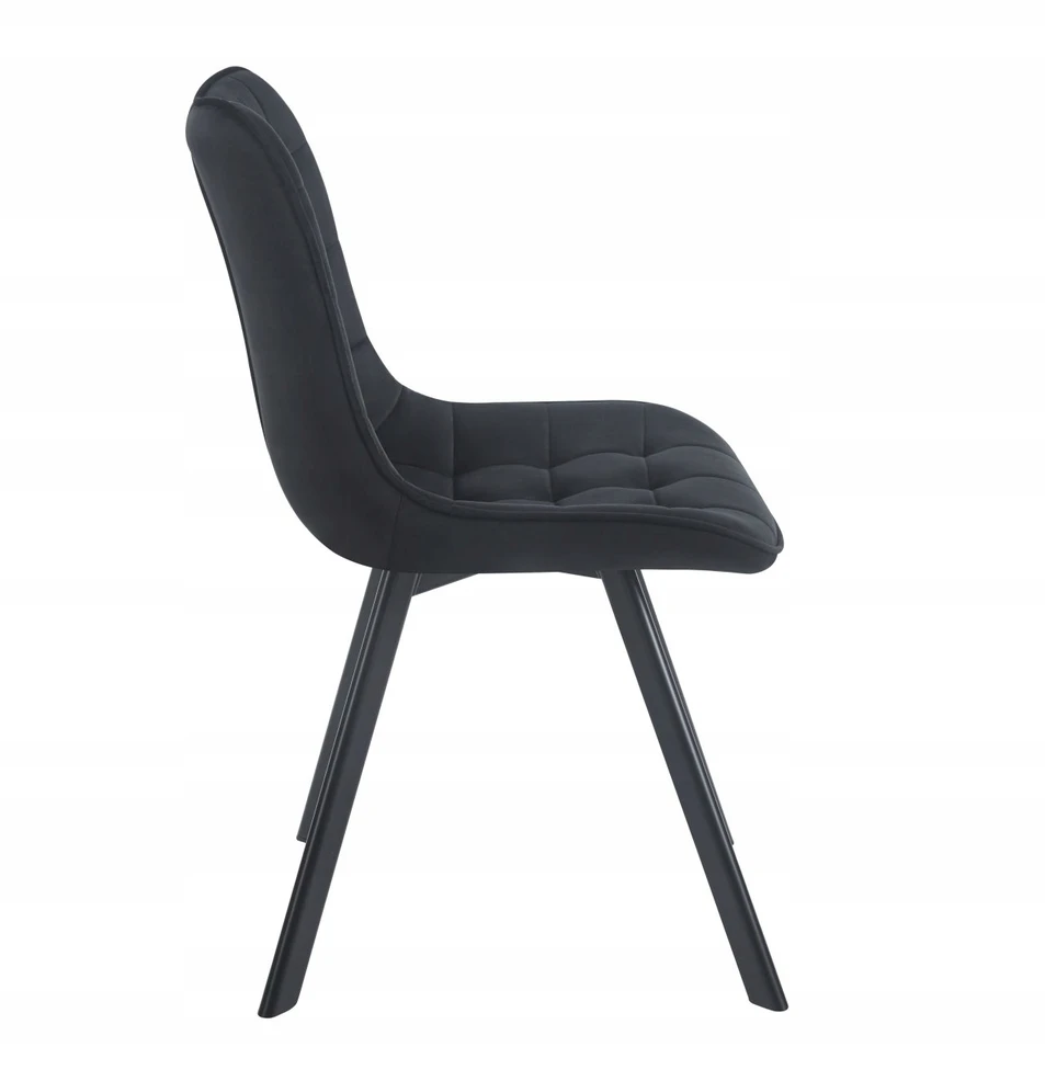 Furnitex Juodas VELVET 180° SUKIAMA MINŠTĖ KĖDĖ KO265-FX STILINGA