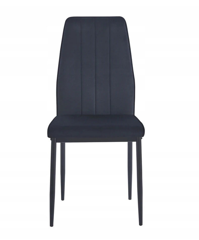 Furnitex K12-FX aksominė kėdė, juoda