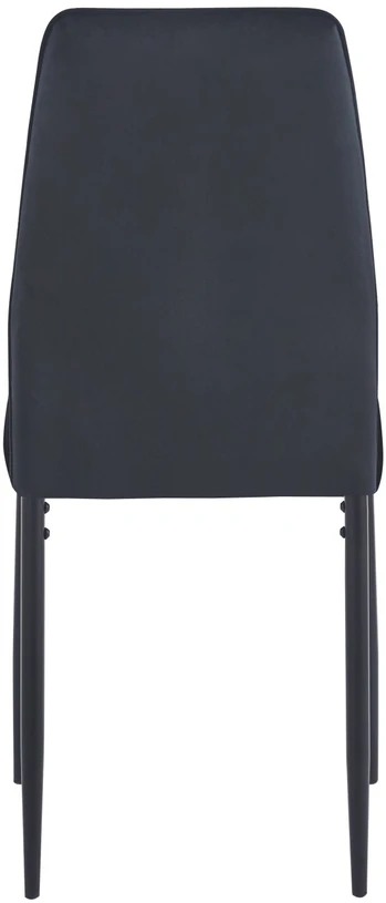 Furnitex K12-FX aksominė kėdė, juoda