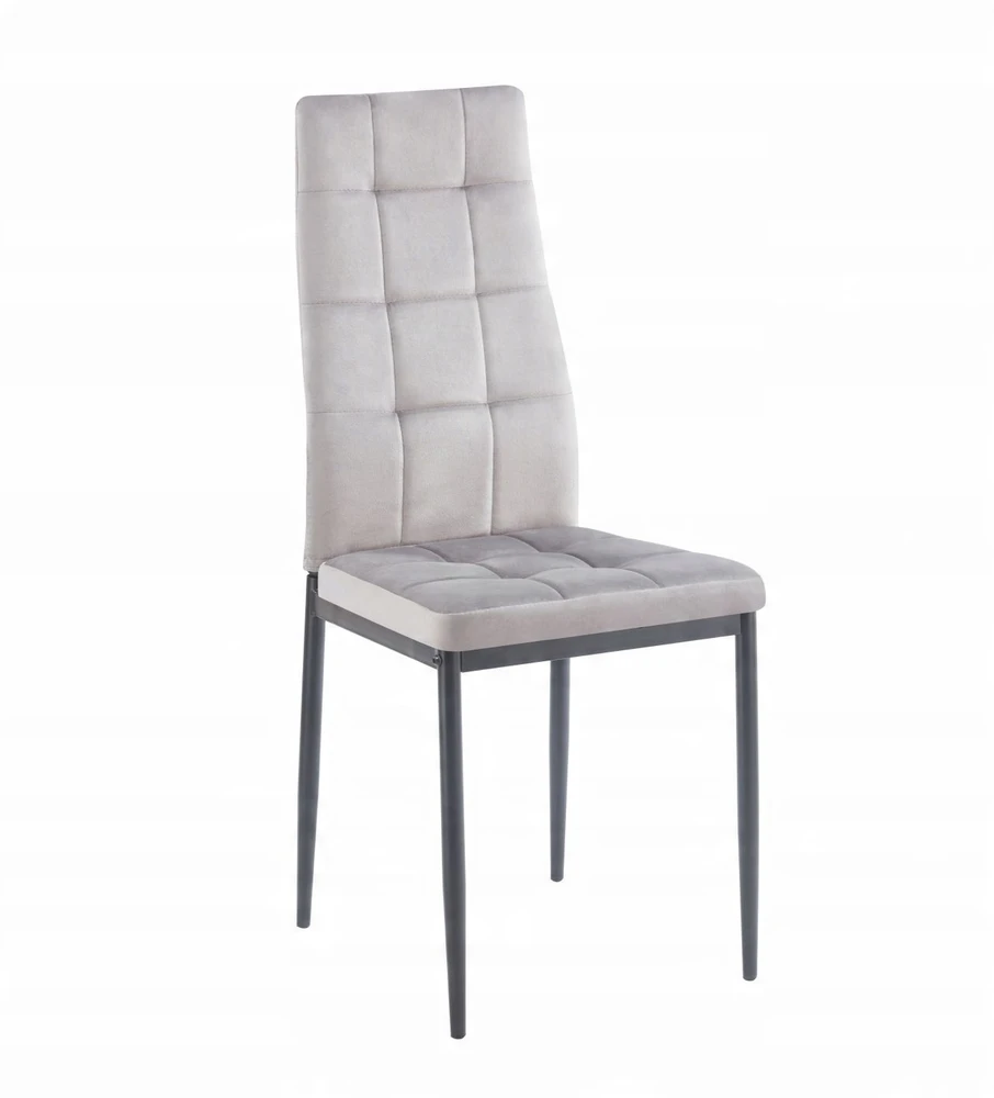 Furnitex K29-FX KĖDĖ PILKA Aksominis veliūrinis SVETAINE Valgomasis Loftas MODERN Design PL