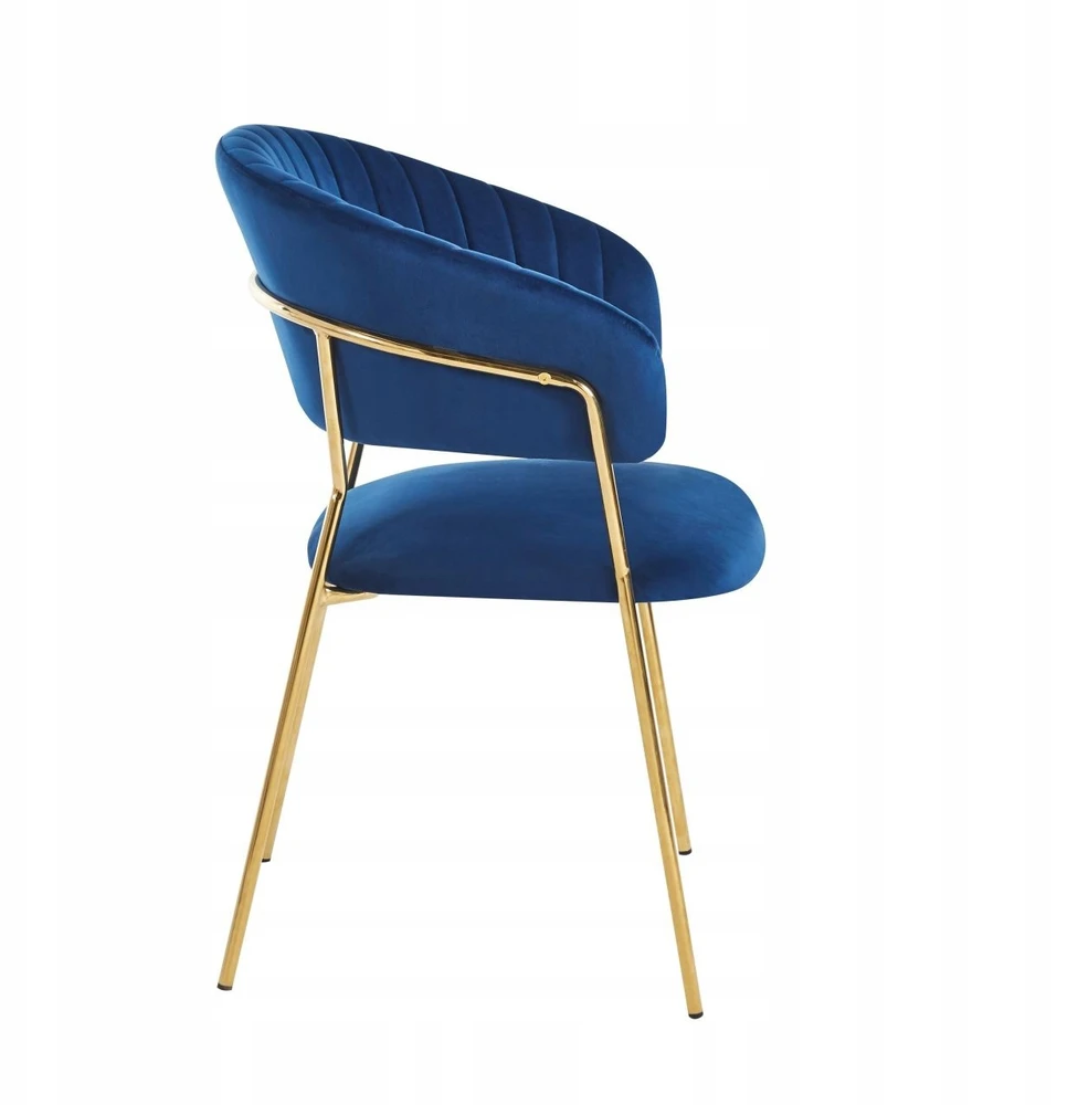 Furnitex K4-FX VELVET MĖLYNA KĖDĖ