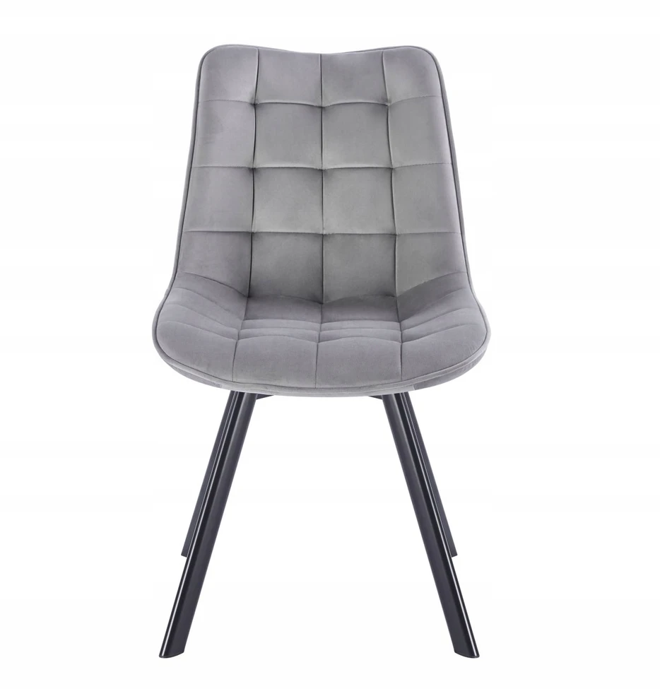 Furnitex KO265-FX Pilkas apmušta ROTATING aksominė kėdė
