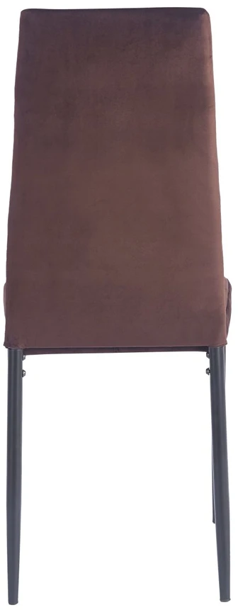 Furnitex MINKŠTA KĖDĖ, RUDO VELVETINĖ K13-FX RANKENA, JUODOS KOJOS, VALGOMAS