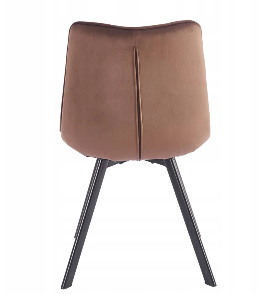 Furnitex Minkšta VELVET Modern Mocha BROWN kėdė svetainei