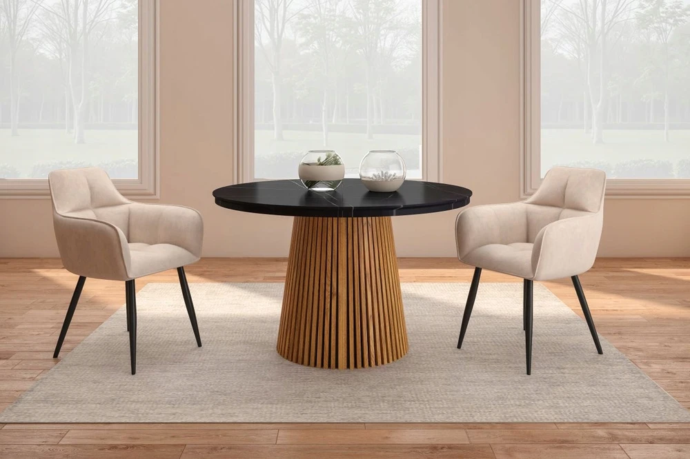 Furnitex Modernus velvet kėdė K40, cappuccino spalvos, su metaliniu rėmu