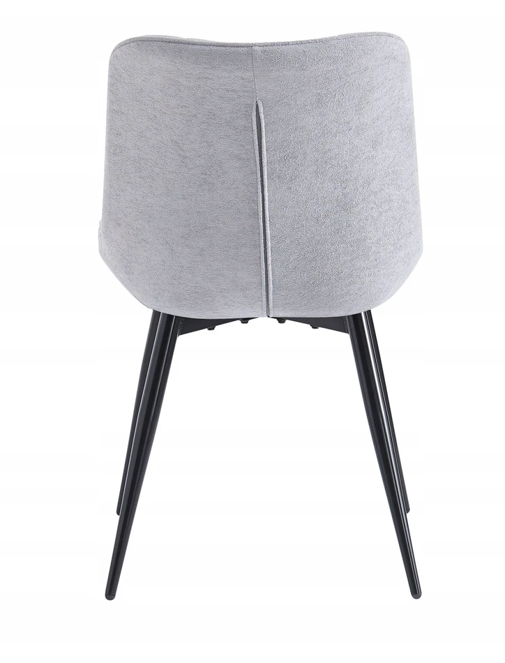 Furnitex Smėlio spalvos minkšta kėdė su METAL Moderniomis kojomis, skirta GLAMOUR valgomajam
