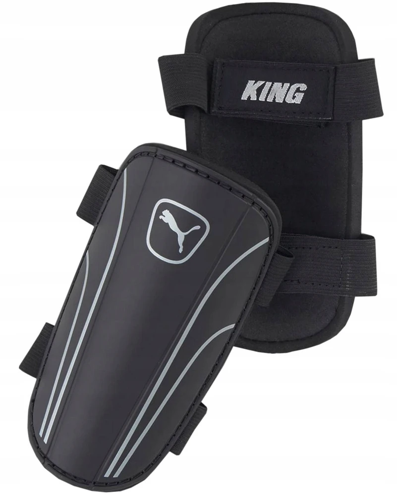 Futbolo apsaugos Puma King Strap, juodos