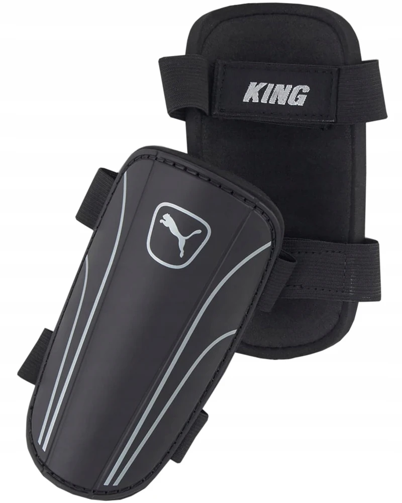 Futbolo apsaugos Puma King Strap, juodos