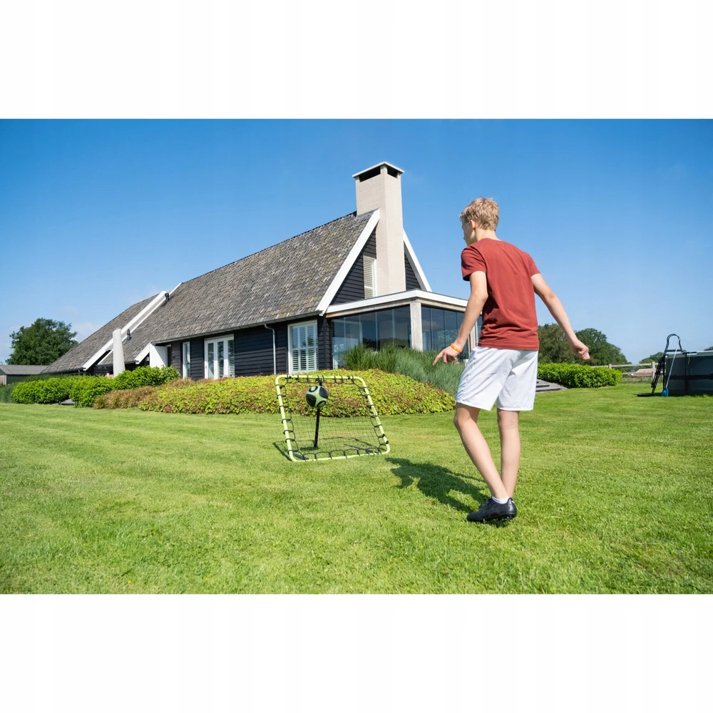 EXIT Temp multisport rebounder 120x12cm - žalias/juodas Kelių padėčių atmušantys vartai