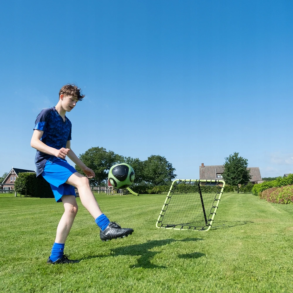 EXIT Temp multisport rebounder 100x100cm - žalias/juodas Kelių padėčių atmušantys vartai