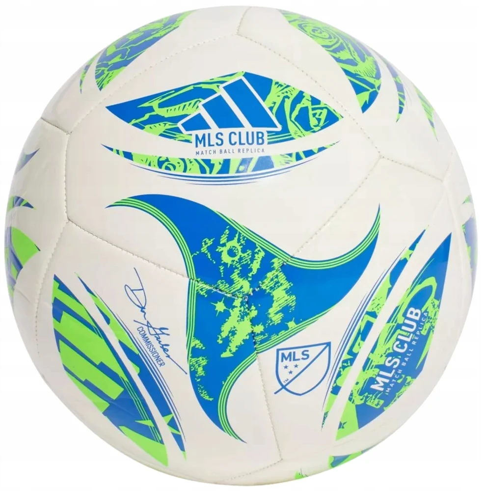 Futbolo kamuolys adidas MLS 2025 Club dydis 5 - Baltas