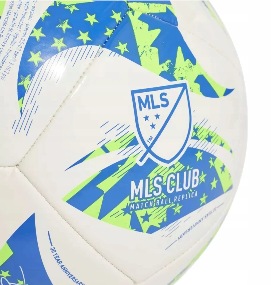 Futbolo kamuolys adidas MLS 2025 Club dydis 5 - Baltas