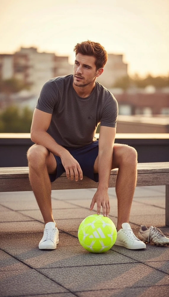 Futbolo kamuolys Adidas Starlancer Club, 4 dydis, geltonas-baltas
