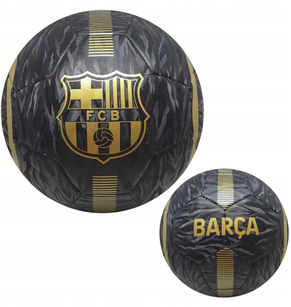 Futbolo kamuolys FC Barcelona Away, 5 dydis, juodas