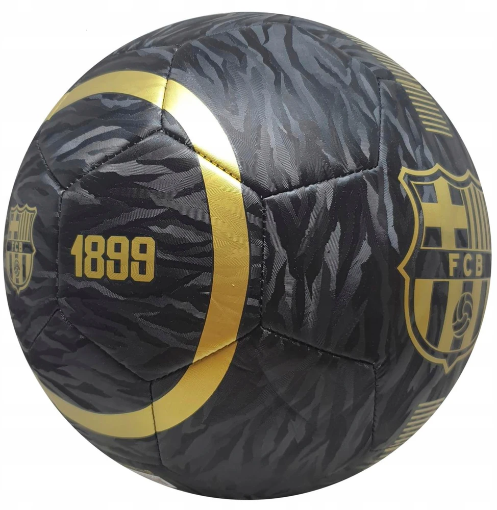 Futbolo kamuolys FC Barcelona Away, 5 dydis, juodas