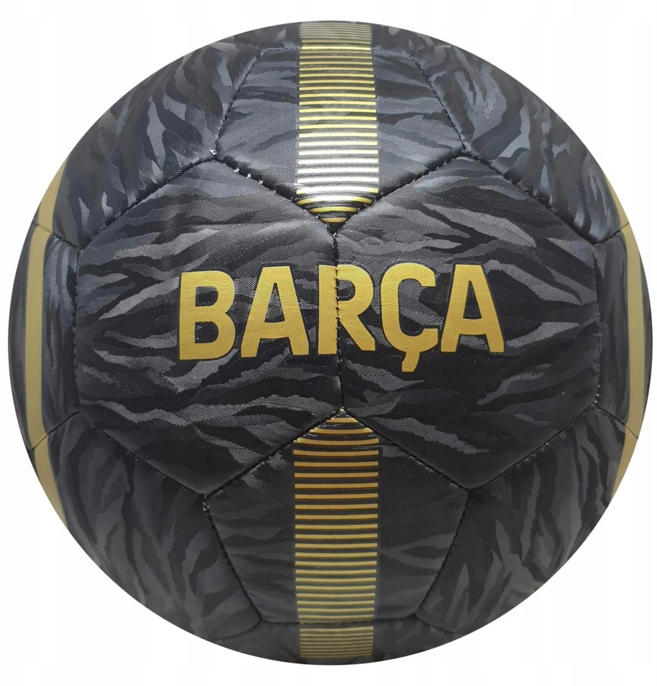 Futbolo kamuolys FC Barcelona Away, 5 dydis, juodas