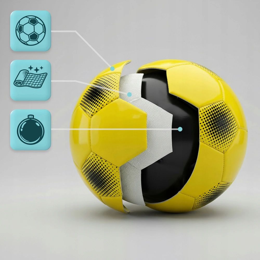 Futbolo Kamuolys METEOR FBX #5, Geltonas