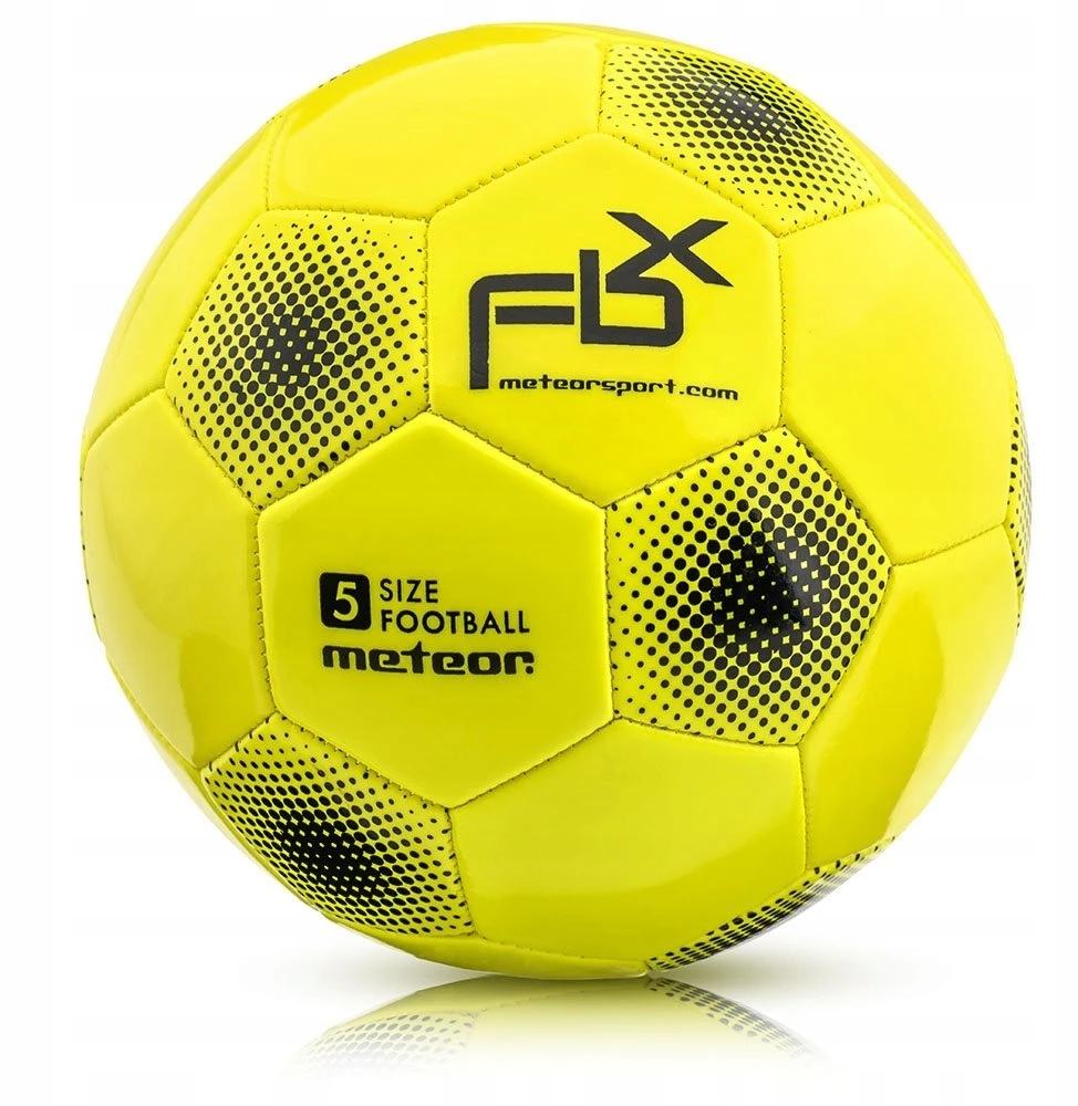 Futbolo Kamuolys METEOR FBX #5, Geltonas