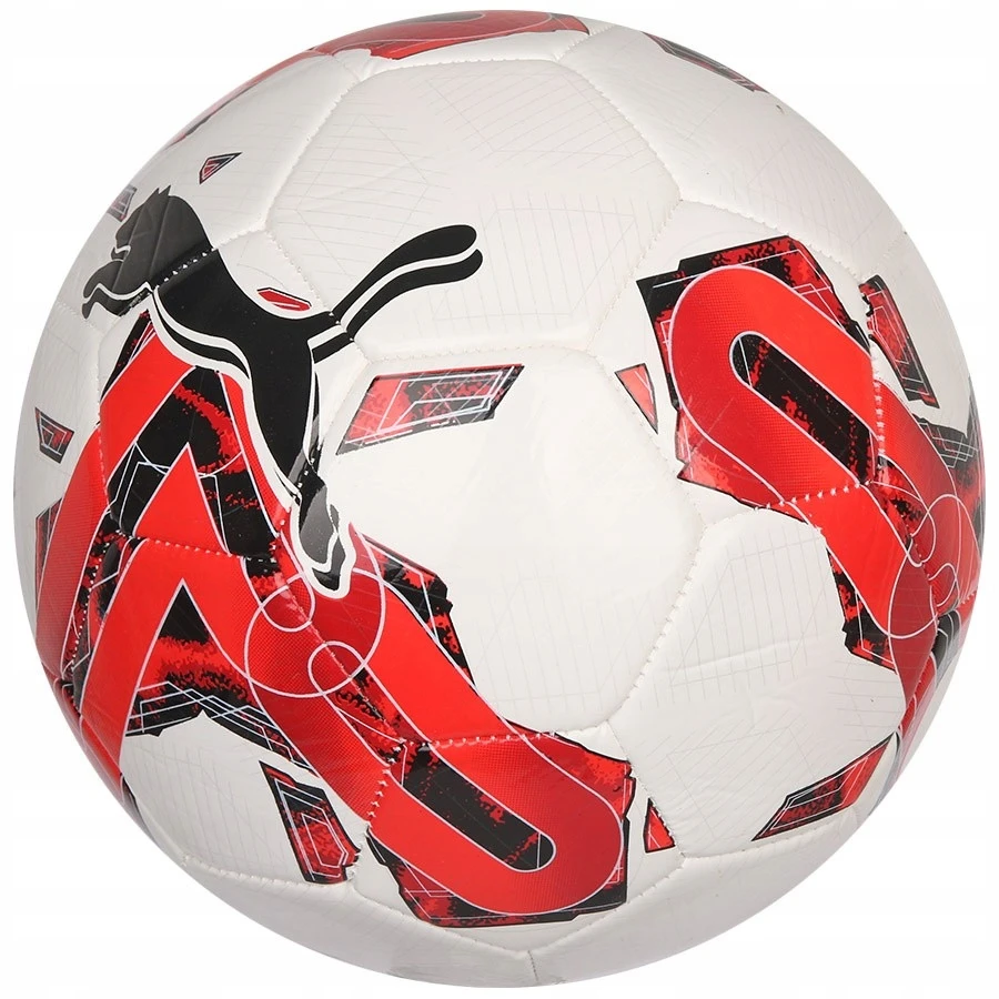 Futbolo kamuolys Puma Orbita 6 MS, baltas/raudonas