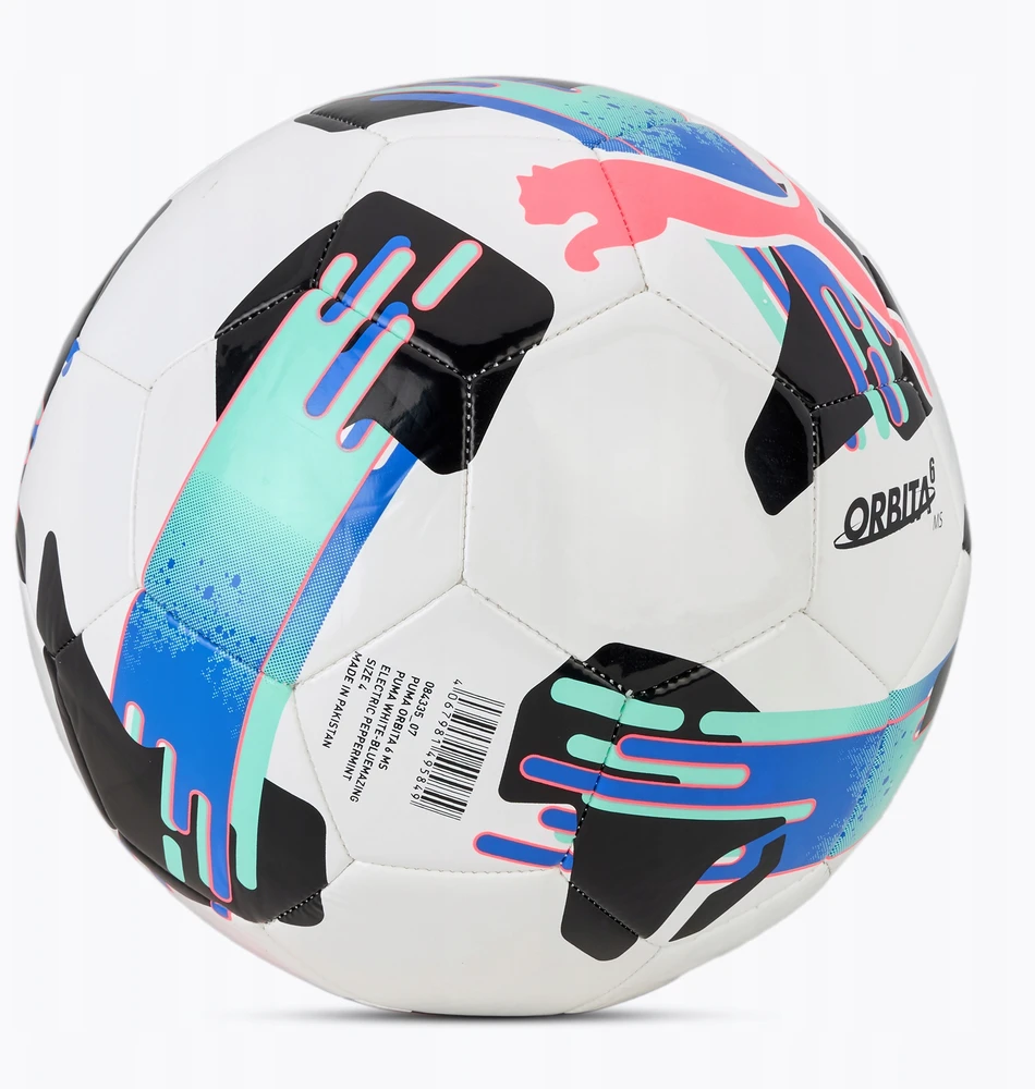 Futbolo kamuolys Puma Orbita 6 MS dydis 4 - Baltas
