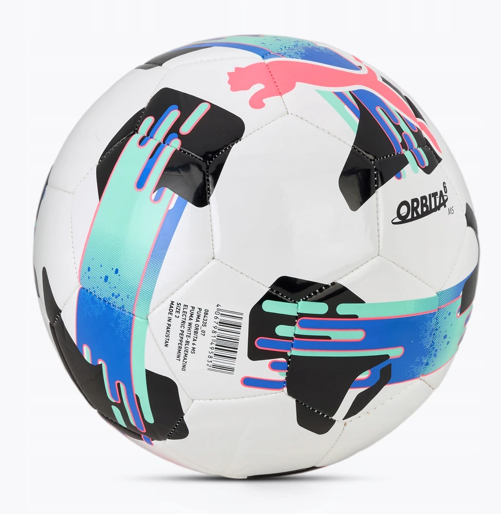 Futbolo kamuolys Puma Orbita 6 MS dydis 3 - Baltas