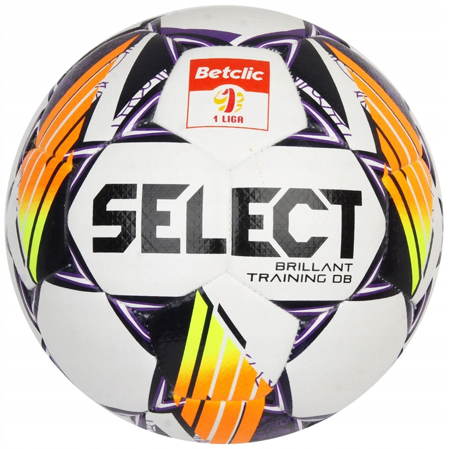 Futbolo kamuolys Select Brillant Training DB v24 Betclic 1 Liga dydis 5 - Baltas