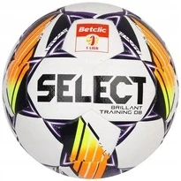 Futbolo kamuolys Select Brillant Training DB v24 Betclic 1 Liga dydis 4 - Baltas