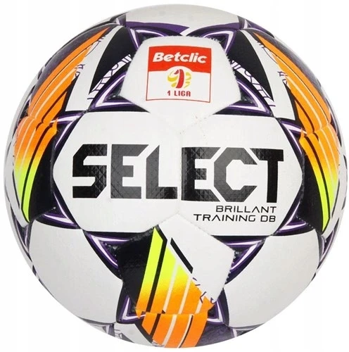 Futbolo kamuolys Select Brillant Training DB v24 Betclic 1 Liga dydis 4 - Baltas
