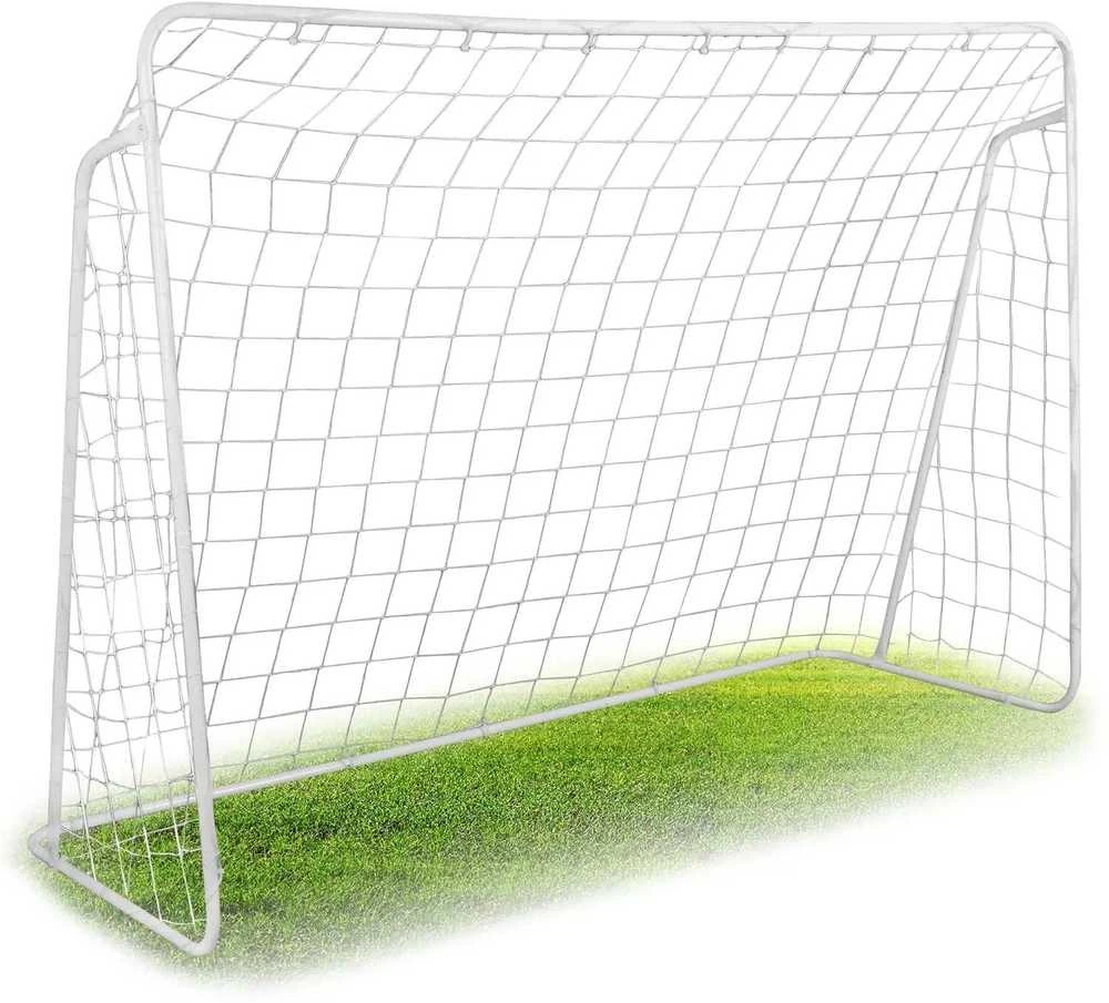 Neo-Sport Futbolo vartai 245 x 155 x 80 cm + taikinio kilimėlis
