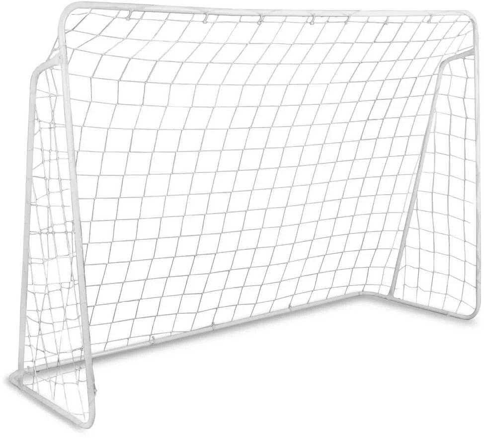 Neo-Sport Futbolo vartai 245 x 155 x 80 cm + taikinio kilimėlis