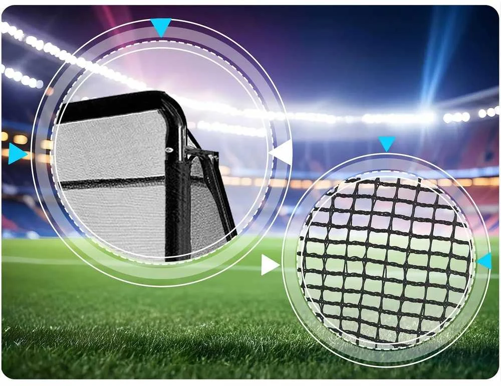 Neo-Sport Futbolo vartai 300 x 200 x 90 cm NS-497 juodi