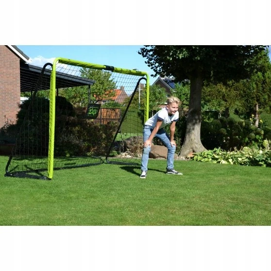 EXIT Tempo steel football goal 180x120cm - žalias/juodas Vaikai Laisvai stovintis