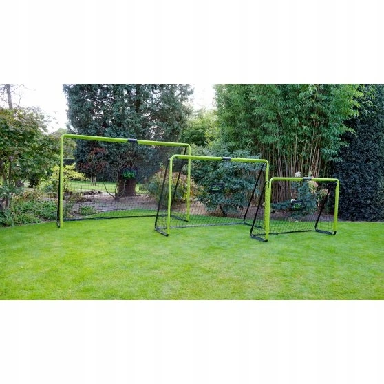 EXIT Tempo steel football goal 180x120cm - žalias/juodas Vaikai Laisvai stovintis