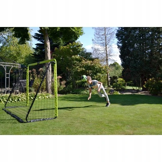 EXIT Tempo steel football goal 180x120cm - žalias/juodas Vaikai Laisvai stovintis