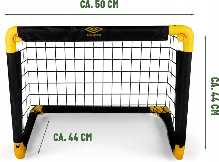 MINI FUTBOLO VARTAI SU TINKLU 55x44x44CM UMBRO 268767