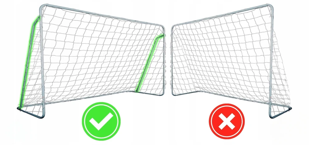Futbolo vartai Zolta, 213x150x90 cm