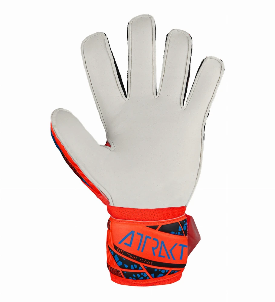 Futbolo vartininko pirštinės Reusch Attrakt Solid Finger Support Junior - Raudonos