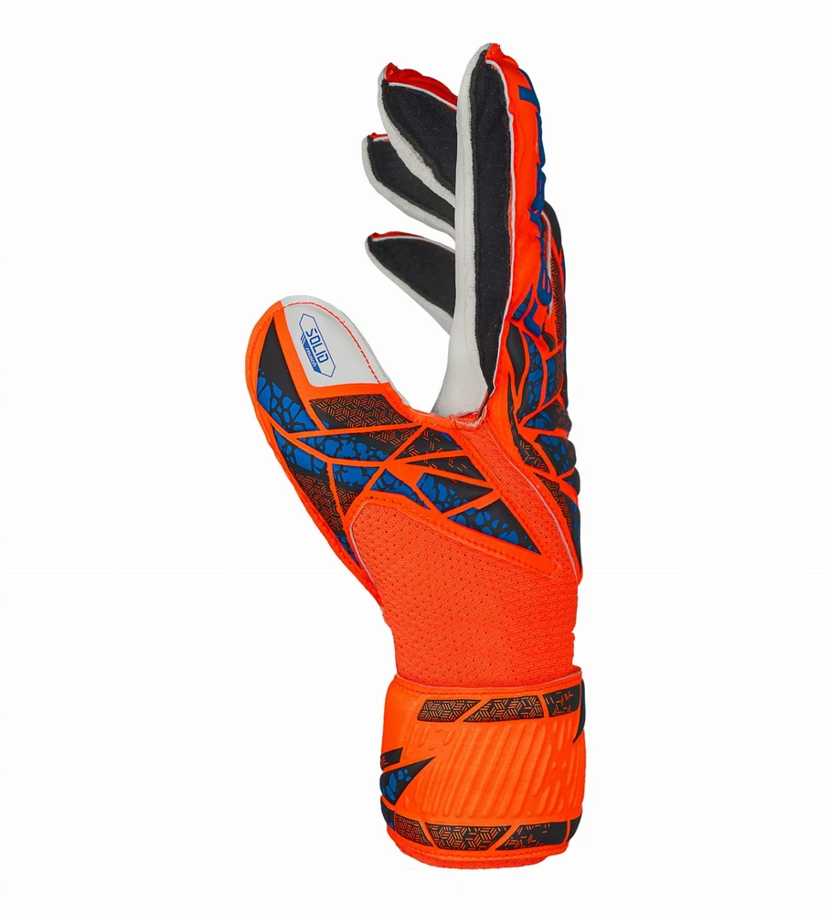 Futbolo vartininko pirštinės Reusch Attrakt Solid Finger Support Junior - Raudonos