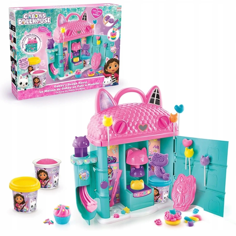 Gabby's Dollhouse KANALO ŽAISLAI Gabijos katės namas Gabijos tortų namas