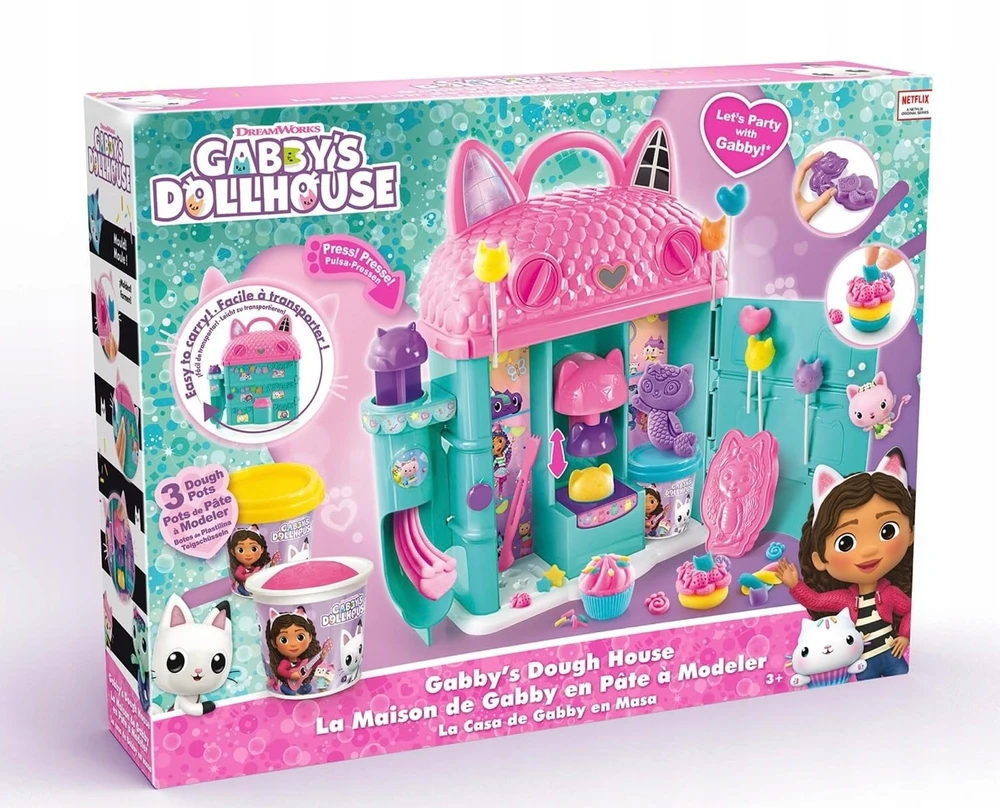 Gabby's Dollhouse KANALO ŽAISLAI Gabijos katės namas Gabijos tortų namas