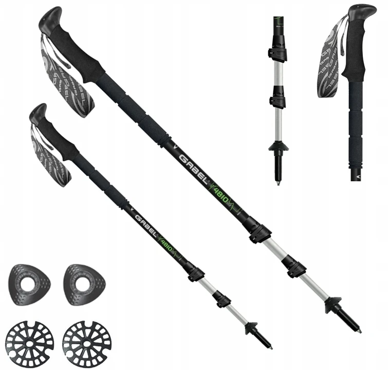Gabel Vertigo Lite Tour F.l. teleskopinės lazdelės 63-140 cm