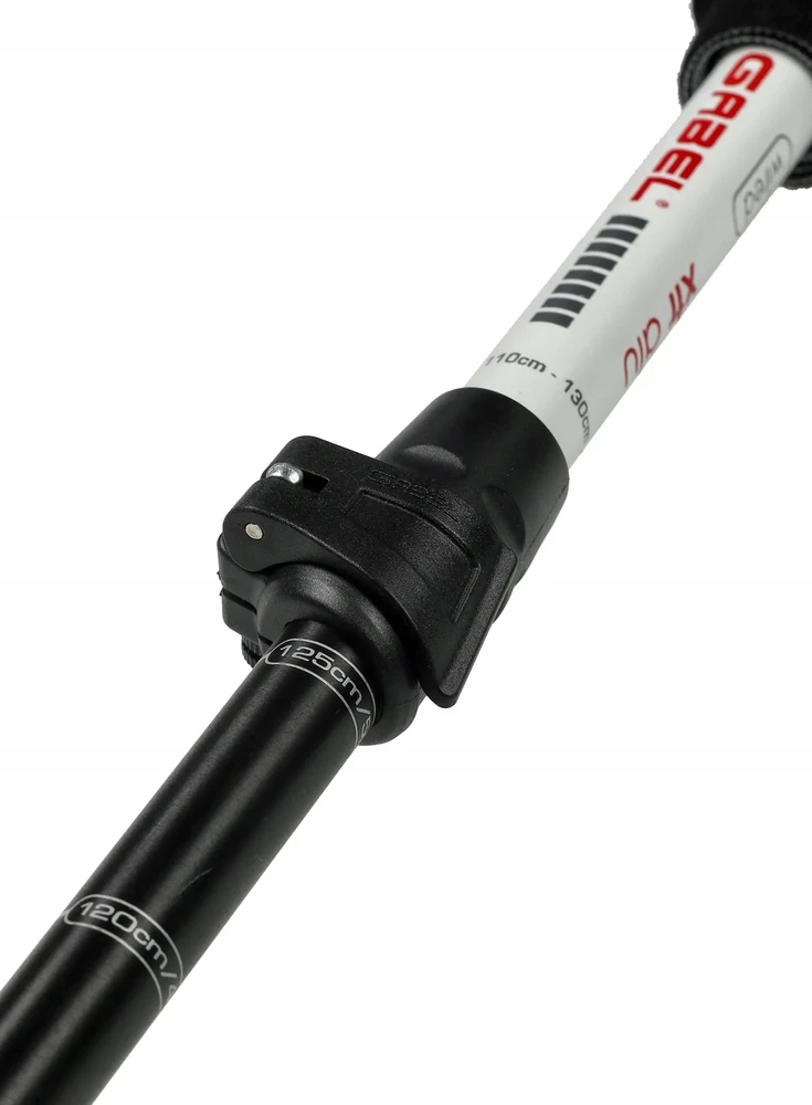 Gabel XTR ALU EF Sulankstomos trekingo lazdos 110-130cm, Juodos