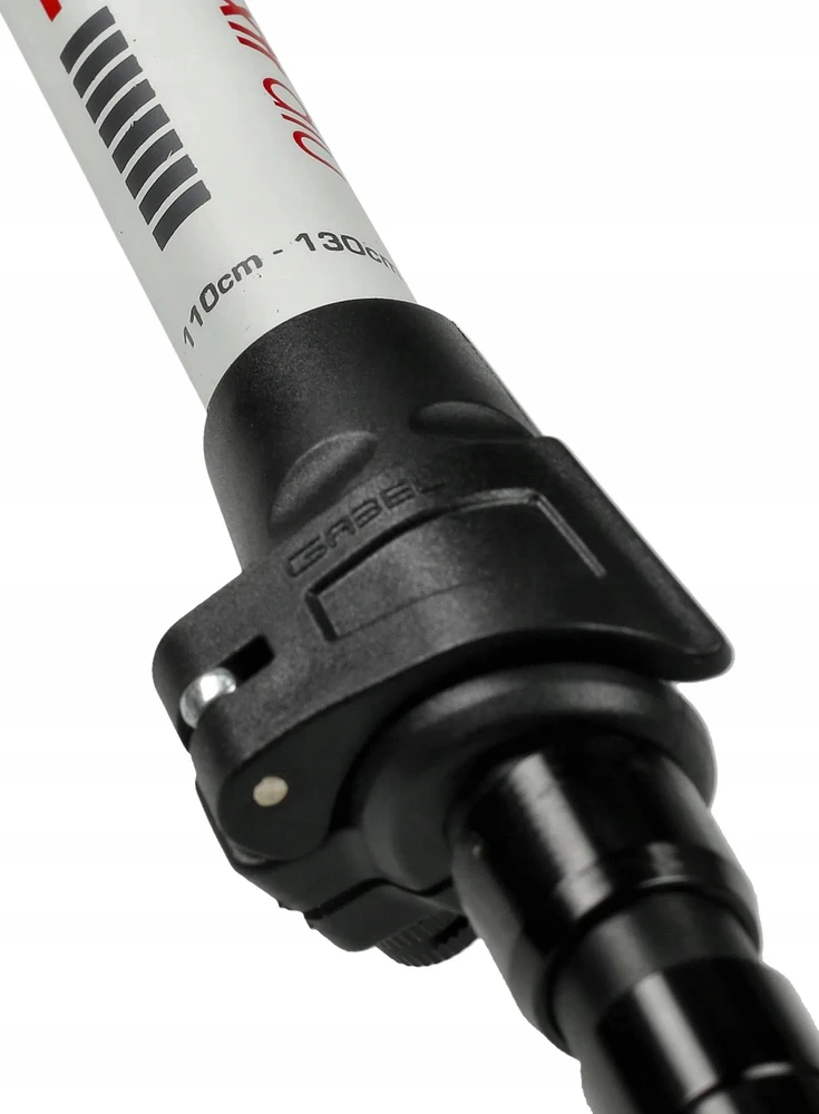 Gabel XTR ALU EF Sulankstomos trekingo lazdos 110-130cm, Juodos