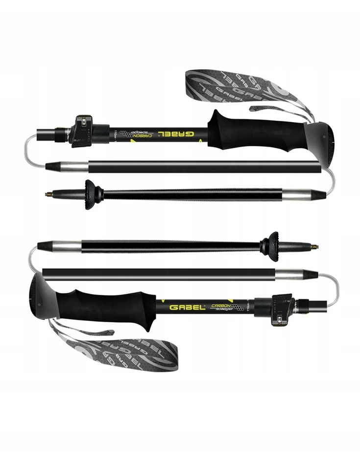 Gabel XTR Carbon EF Teleskopinės lazdos šiaurietiškam ėjimui, 37/110-130cm