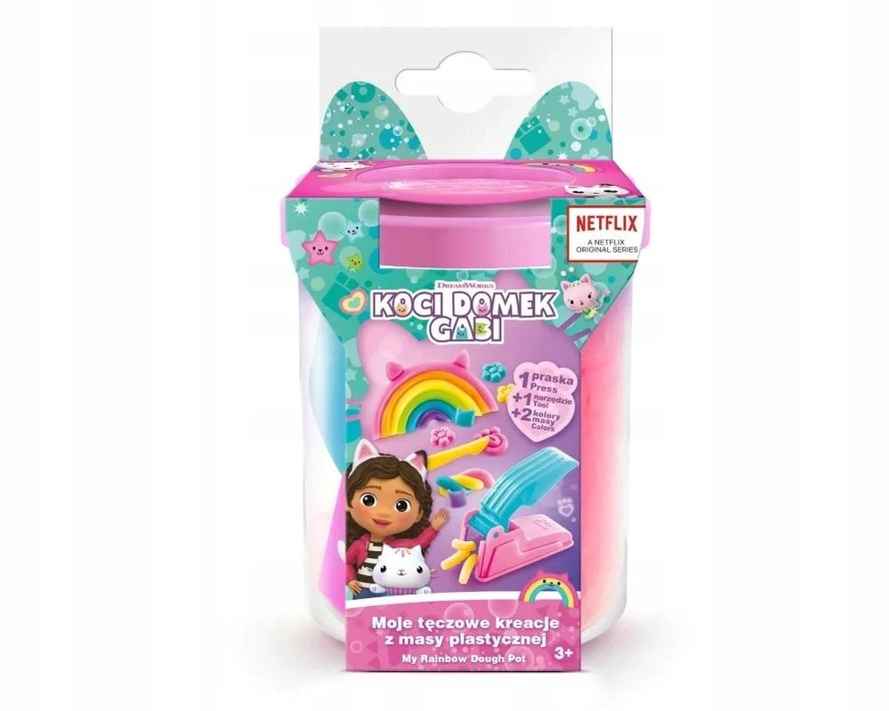 Epee Gabby's Dollhouse My Rainbow Creations, rožinis indelis