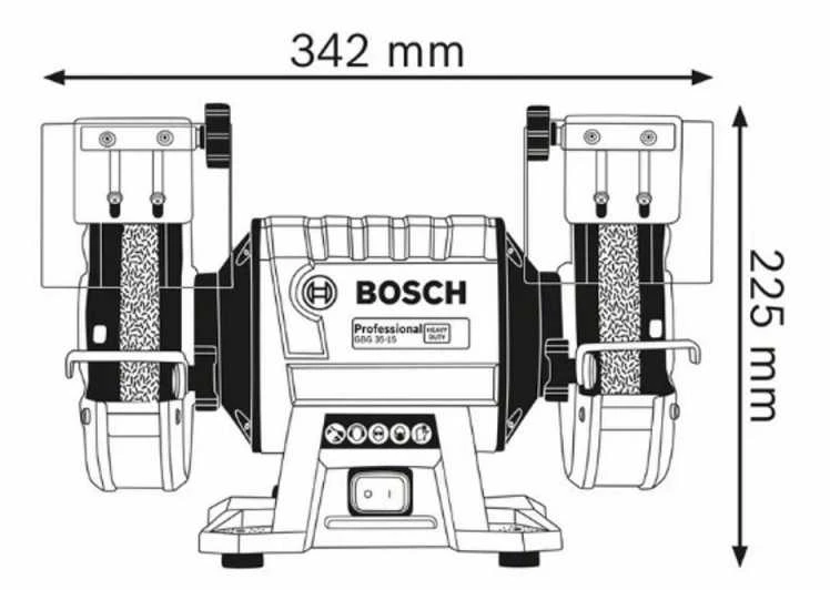 Bosch dvipusis šlifuoklis GBG 35-15 Professional