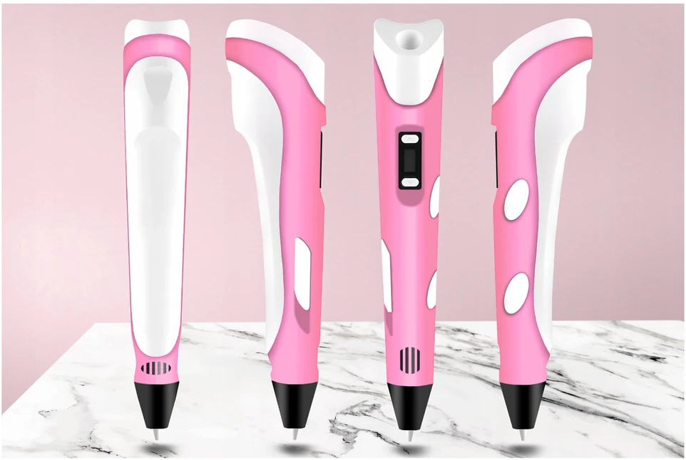 GALAXIA 3D PEN Vaikams 3D PRINTER PEN rinkinys ir PLA KASETĖS 110 METRU